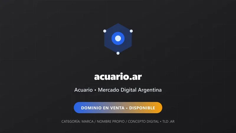 Identidad gráfica y activo digital para Acuario en Argentina